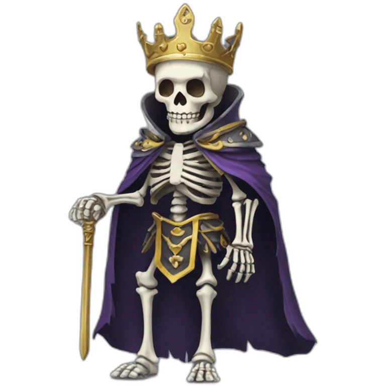 Skeleton king emoji