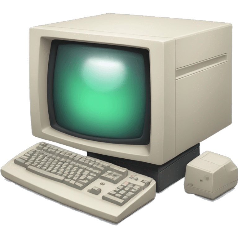 Old computer setup emoji