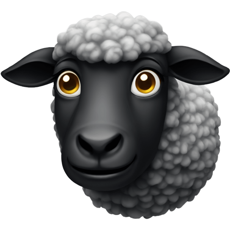 Black sheep emoji