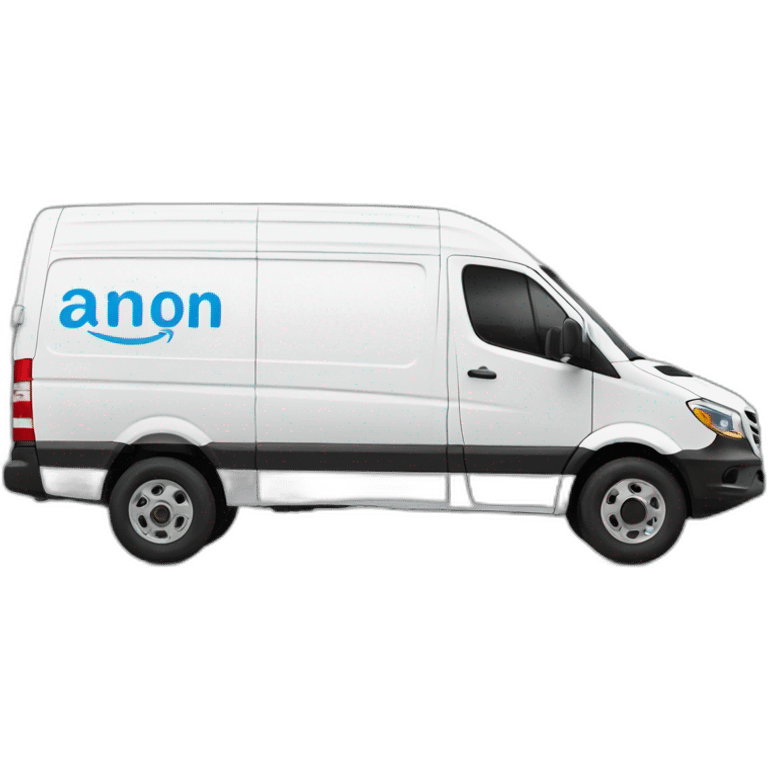 sprinter van WITH AMAZON LOGO emoji