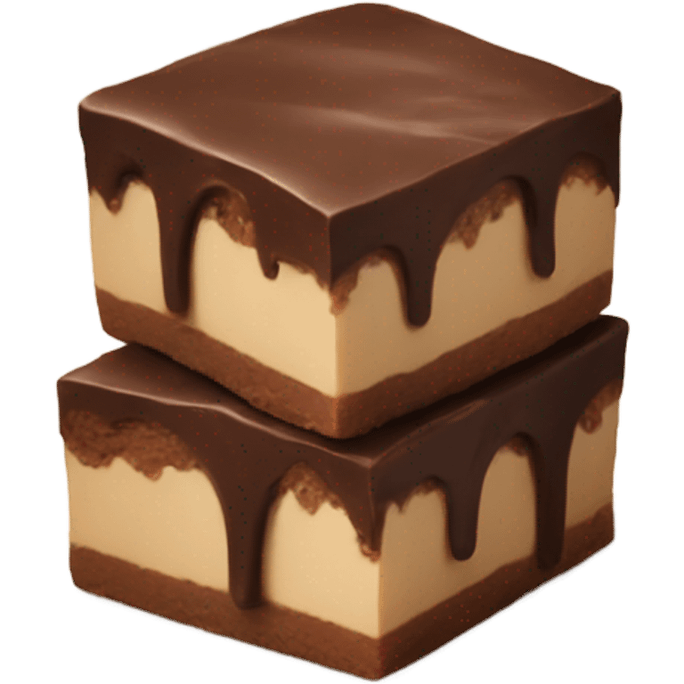 fudge dessert emoji