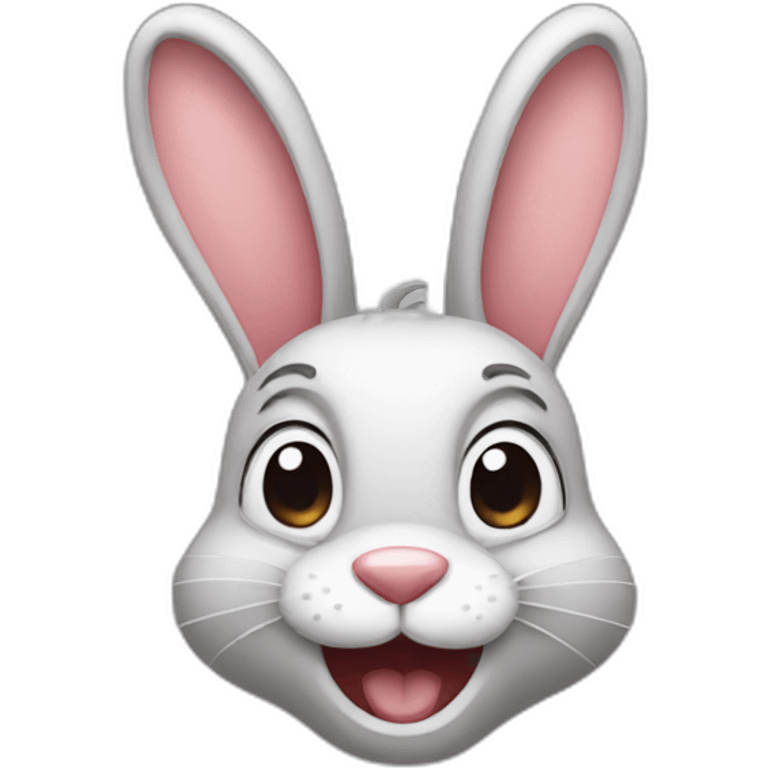 Goofy bunny emoji | AI Emoji Generator