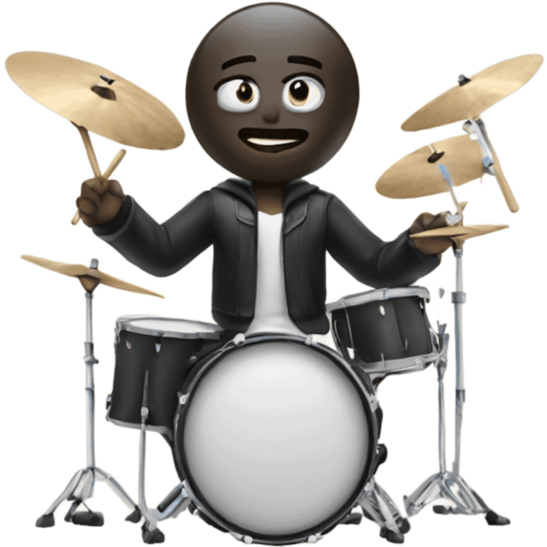 Man playing drums emoji