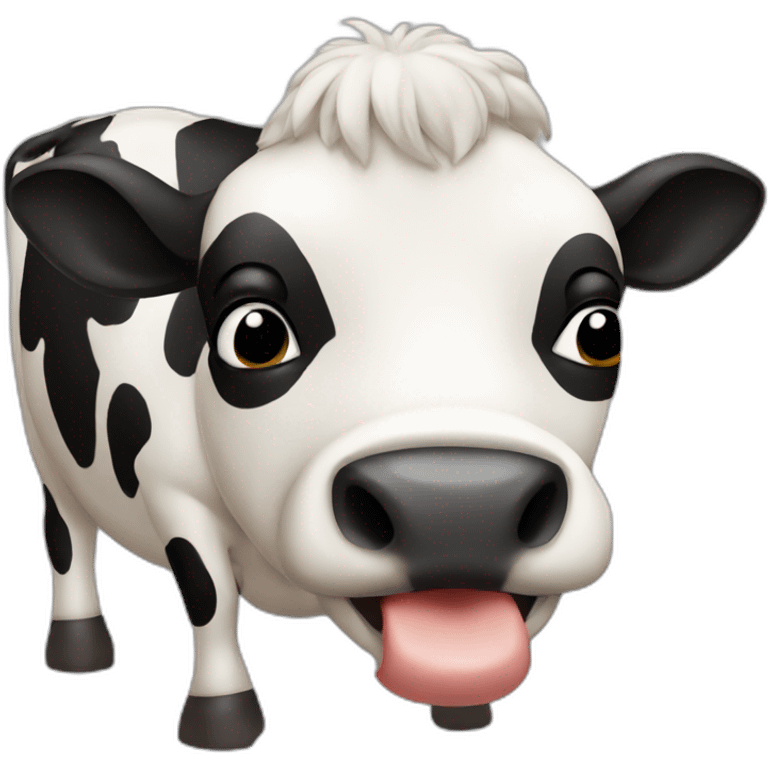 Vache qui pisse emoji