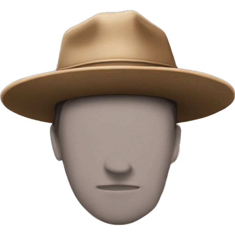 a hat emoji