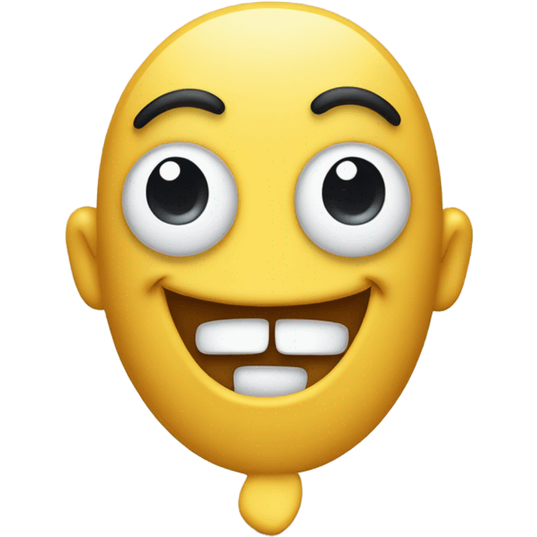 emoji with two thumbs pointing at self emoji