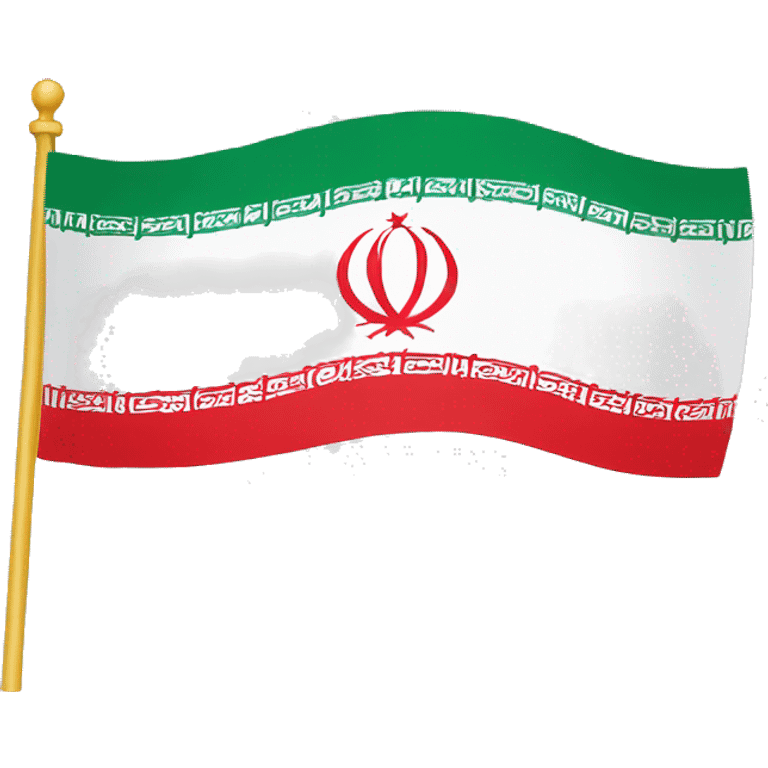 flag of iran with lion and sun emoji