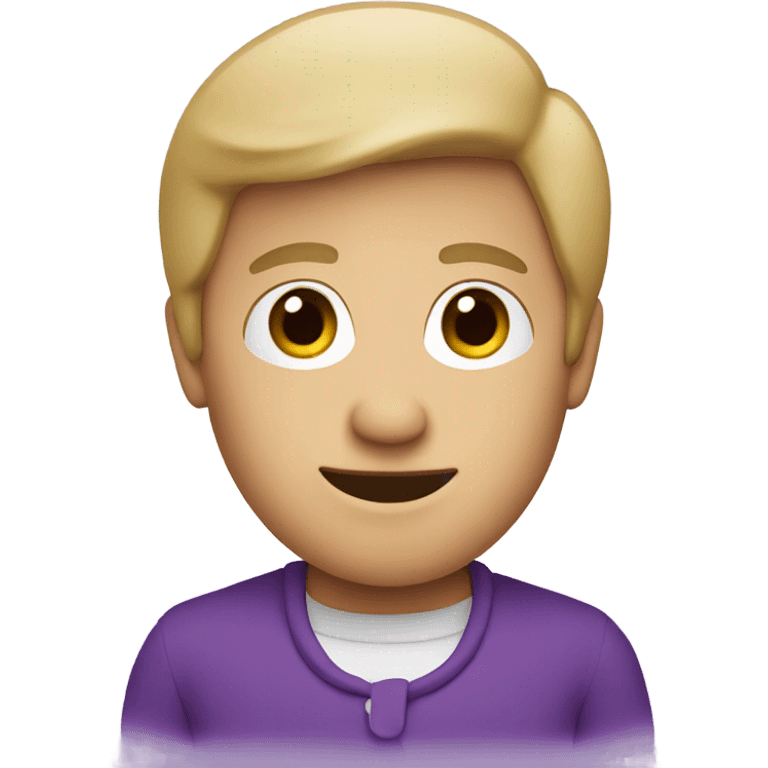 A purple iPad emoji