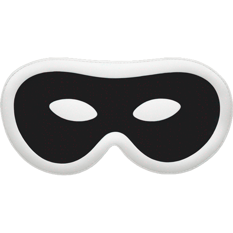 Silk sleep mask emoji