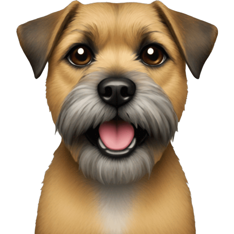 Border terrier Christmas  emoji