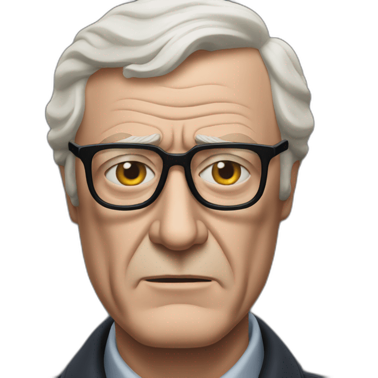 Michael Caine serious emoji