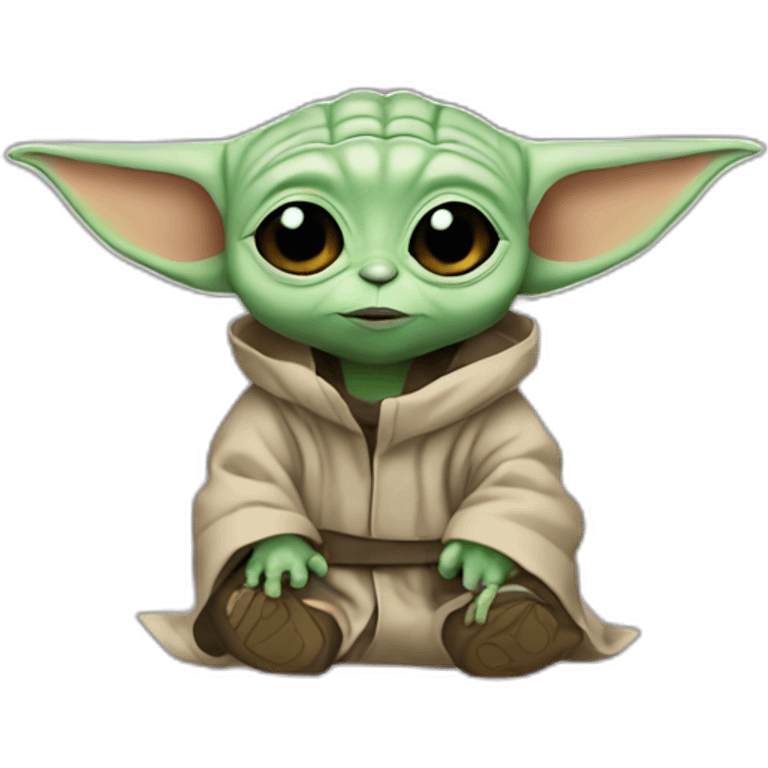 baby yoda rapper emoji