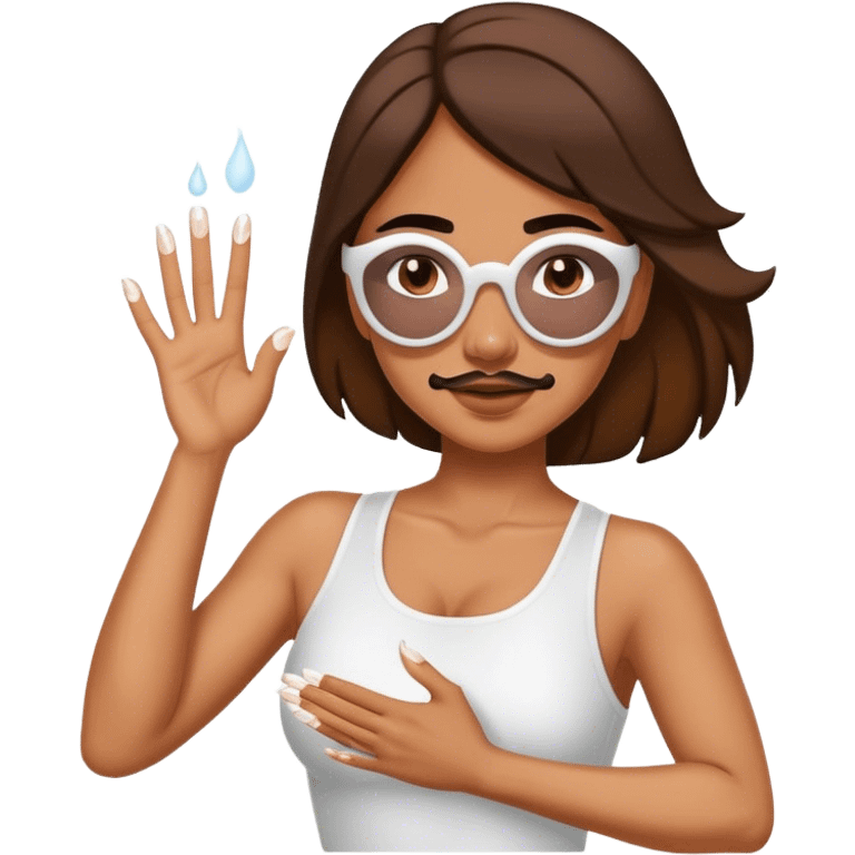 female salt bae emoji