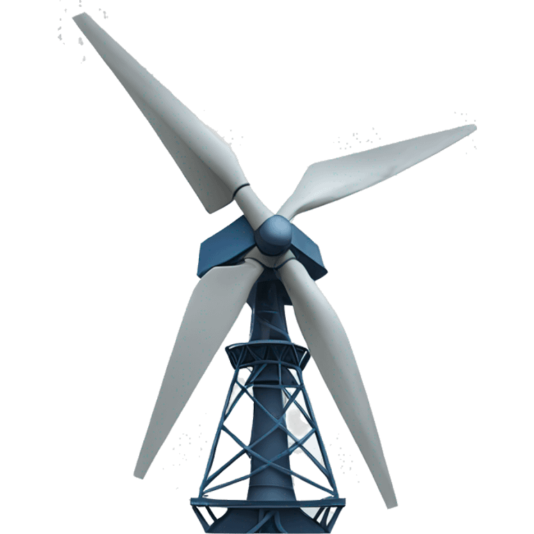 Offshore windmill energy emoji