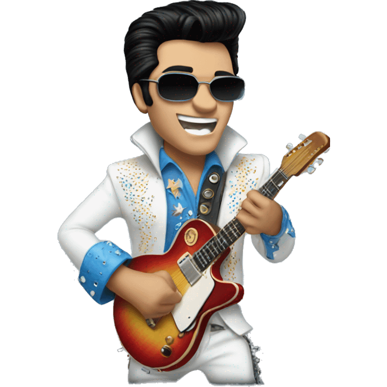 Stitch as Elvis emoji