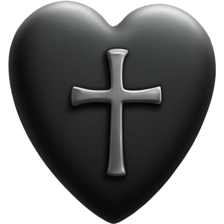 a black grave with the letters RIP on a silver heart emoji