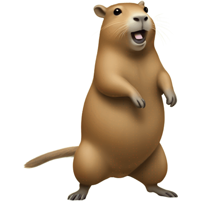 Capybara dancing  emoji