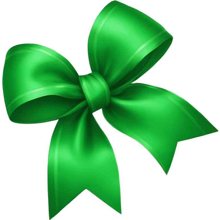 green bow emoji