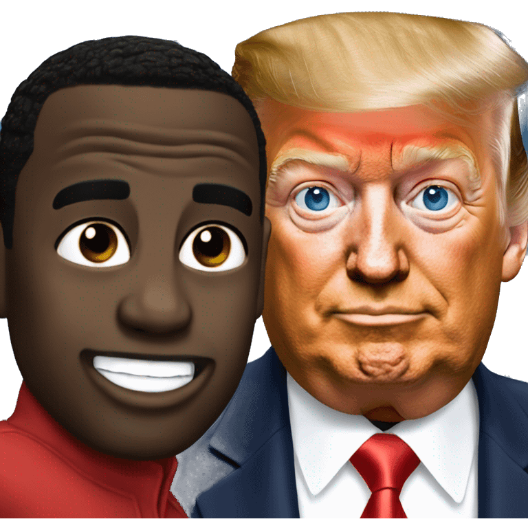 diddy and trump being friends emoji