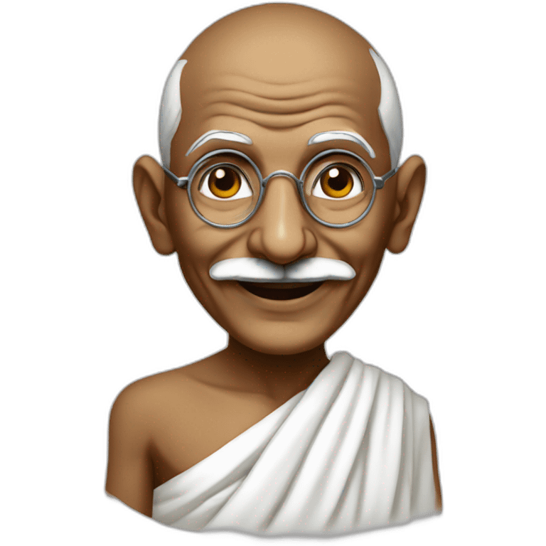 mahatma gandhi emoji