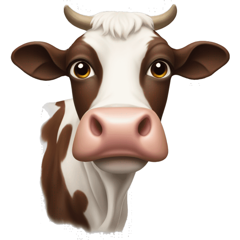 Shorthorn cow  emoji