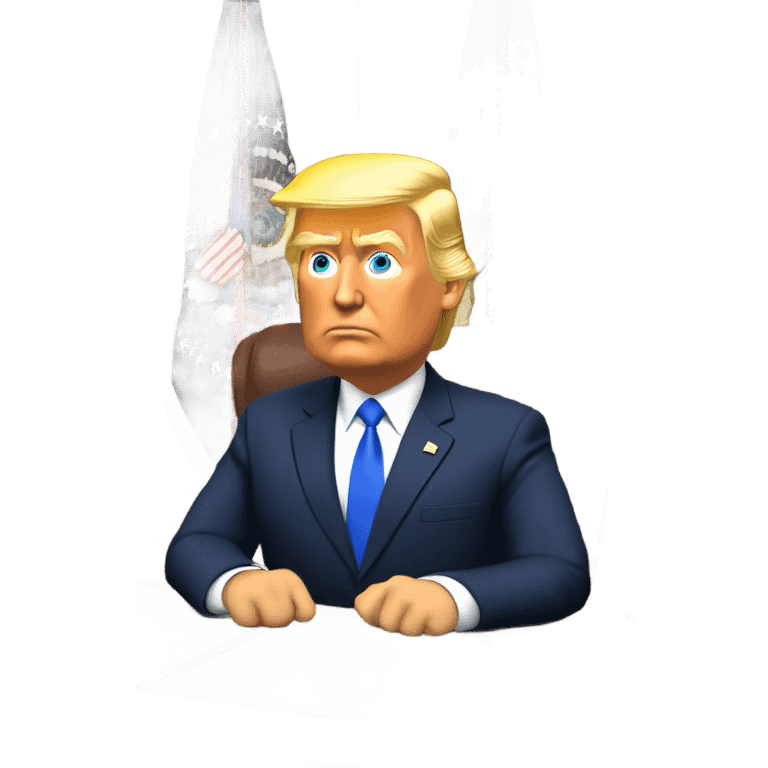 Trump in office  emoji