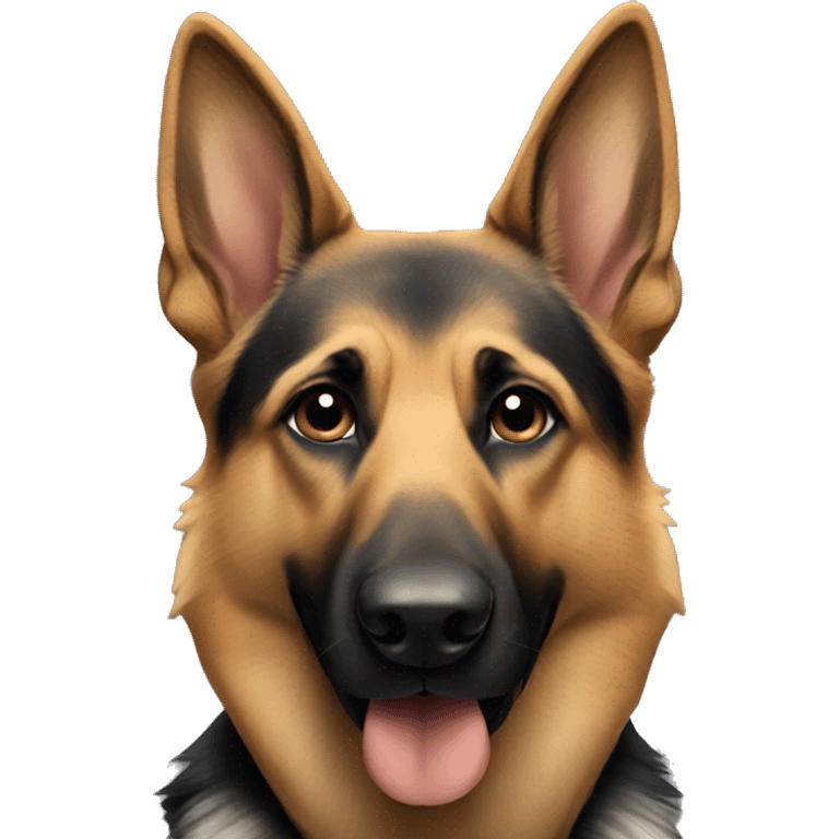 German shepherd dog emoji