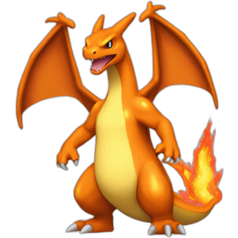 charizard-adult-tall-front-stand-up-fire emoji