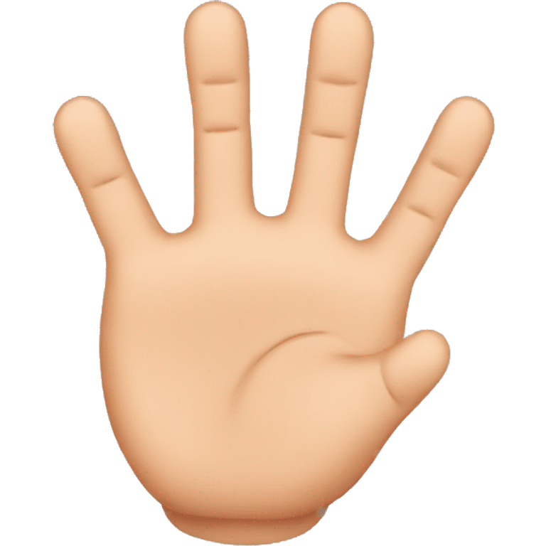 five fingers emoji