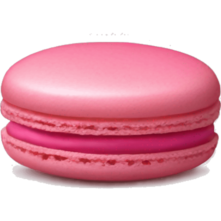 pink macaron cookie emoji