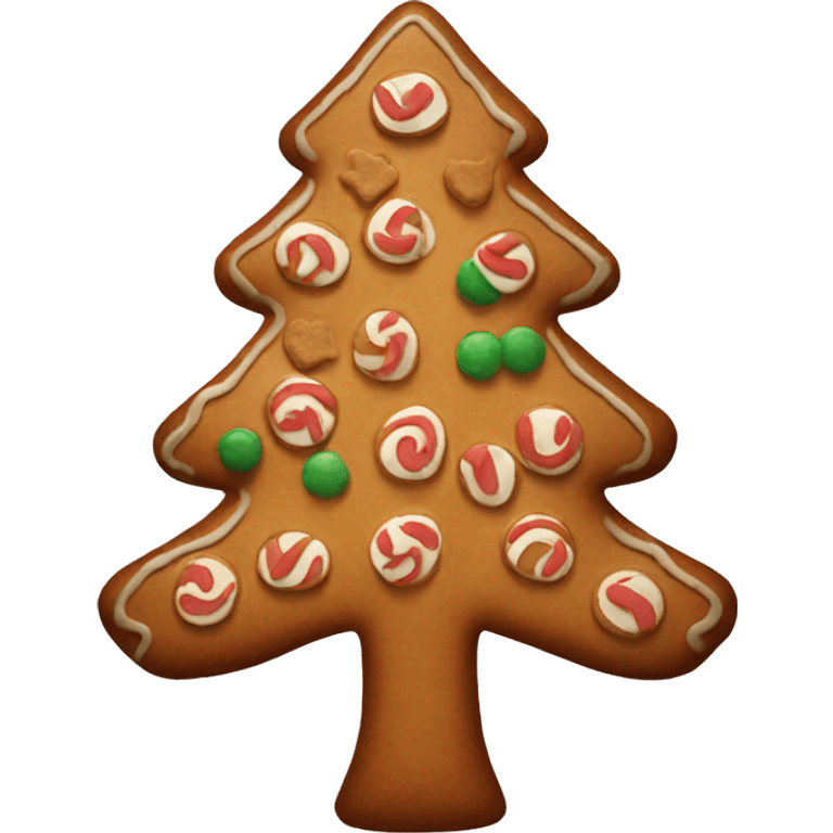 Gingerbread tree emoji