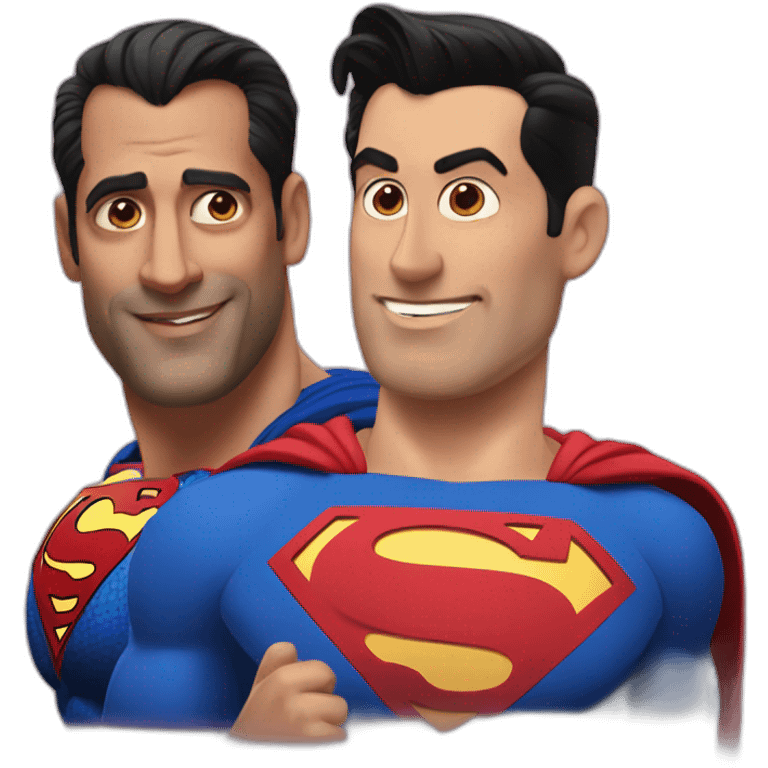 Salman Khan and superman emoji