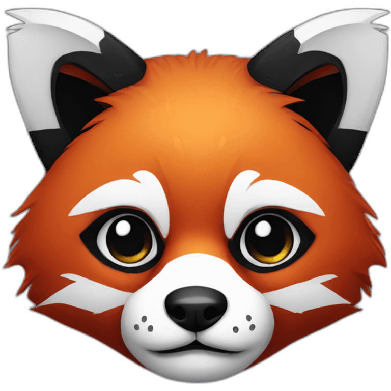 cyberpunk red panda emoji