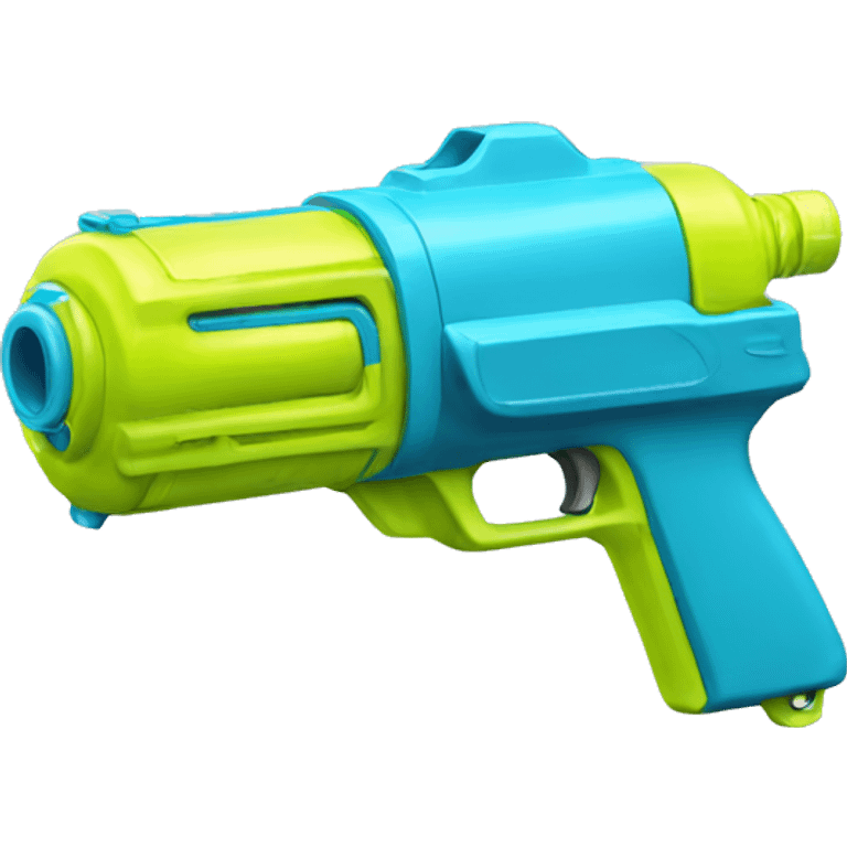 A large water gun emoji