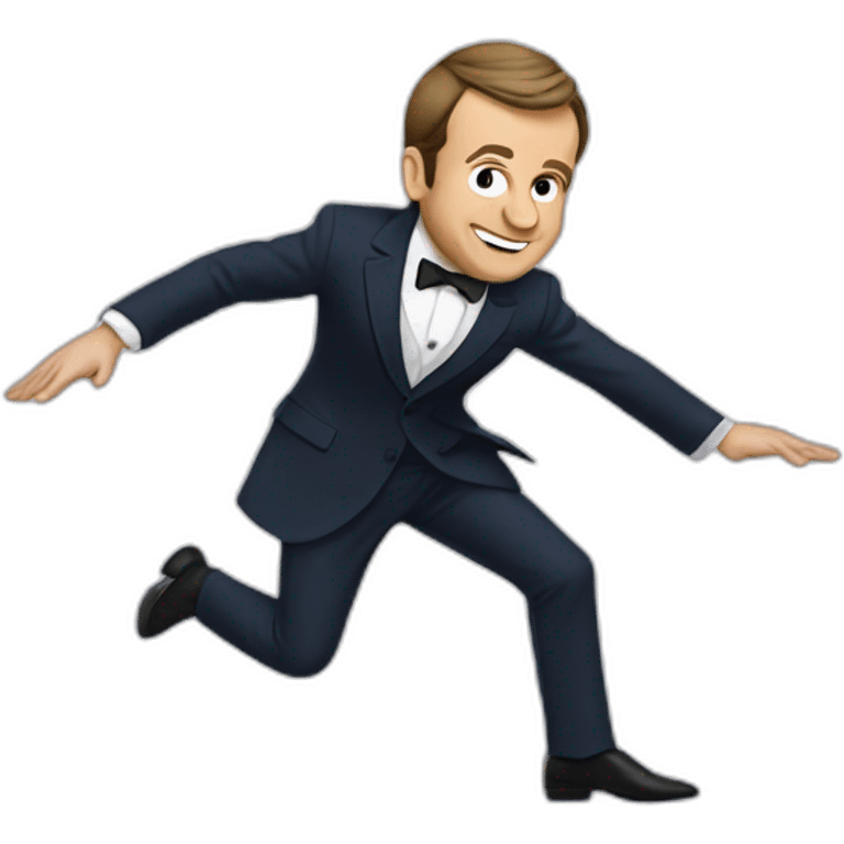 Macron qui danse emoji