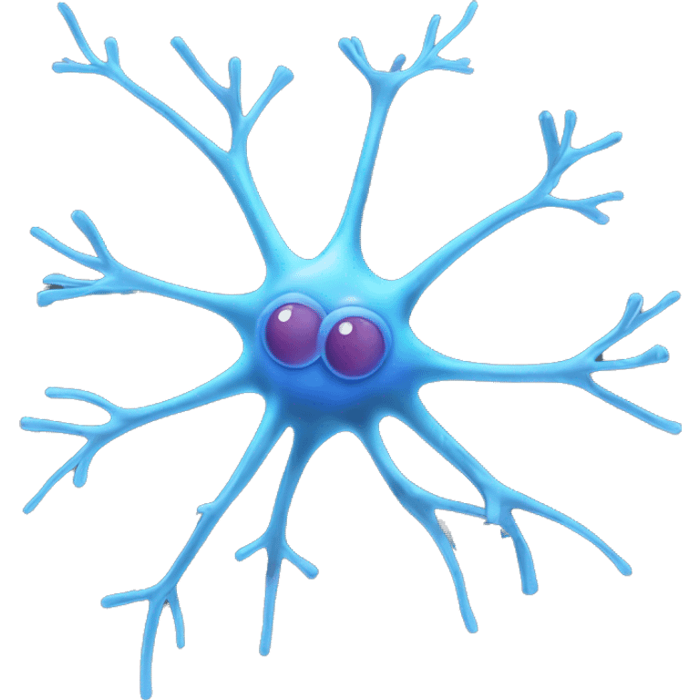 multipolar neuron with one long axon emoji