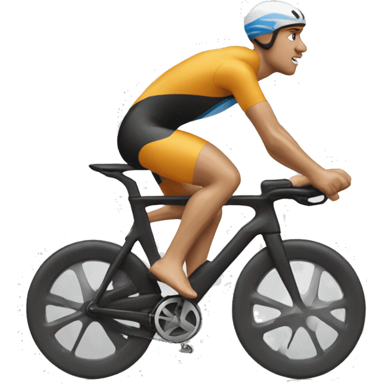 Triathlon swimmer biker runner emoji