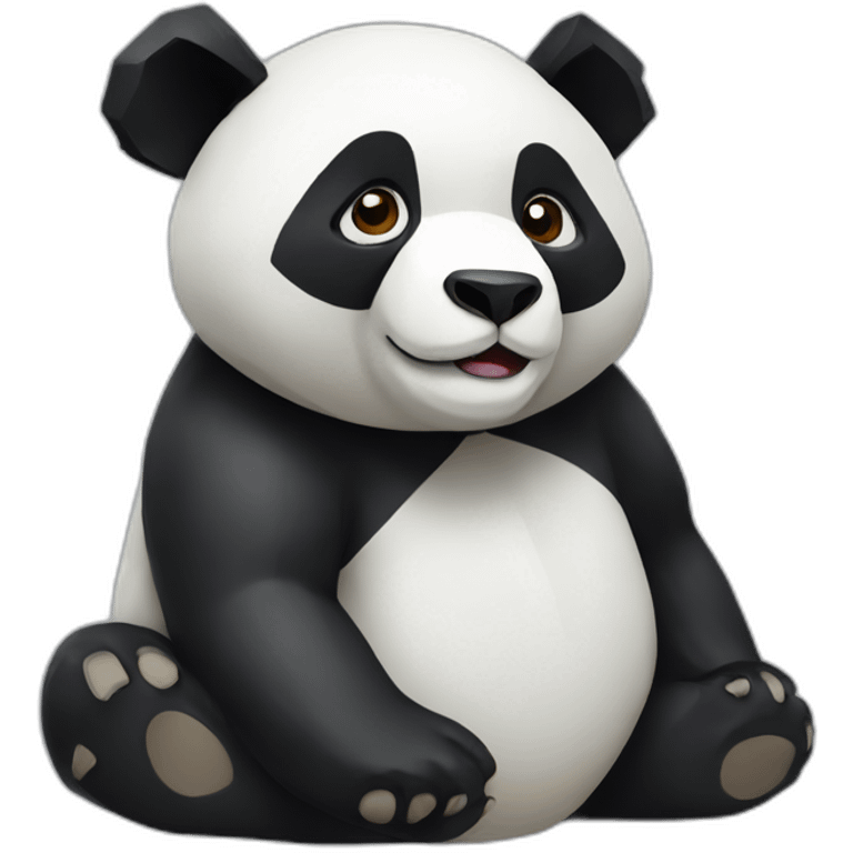 Polygon Panda emoji