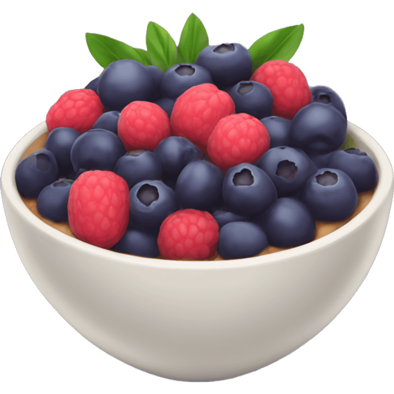 aesthetic açaí bowl emoji