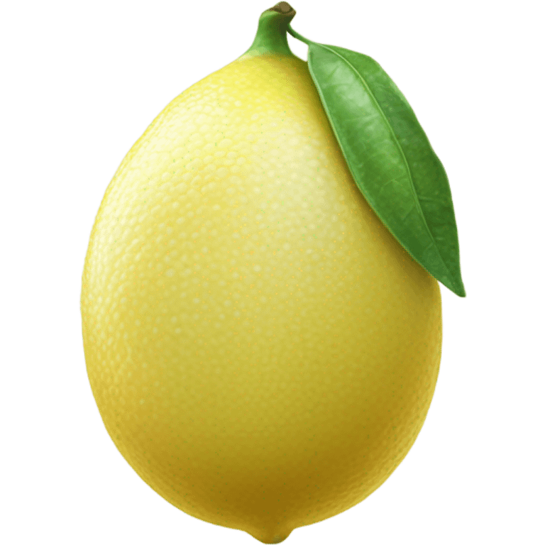 realistic lemon emoji