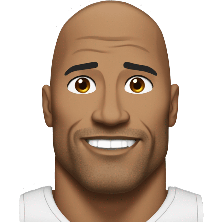 dwayne jonson the rock emoji