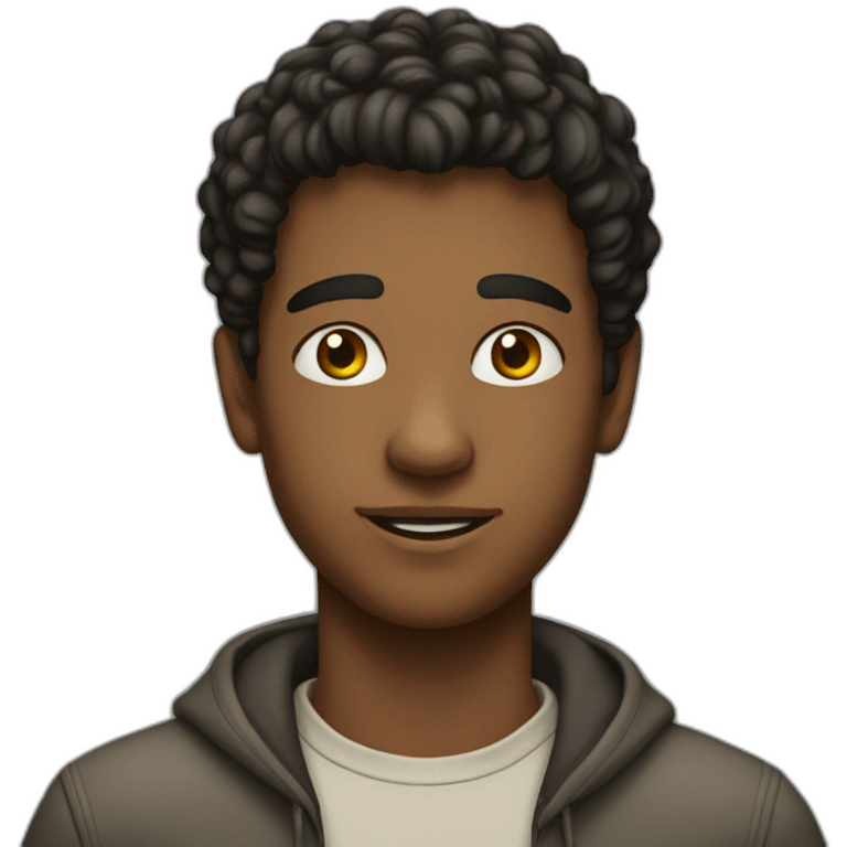 a young man with isfj emoji