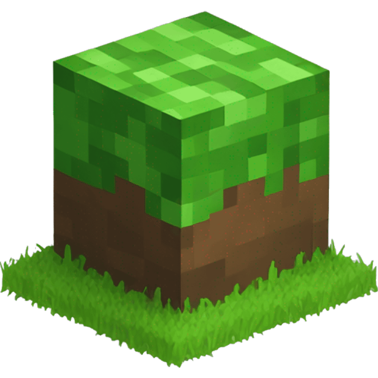 grass block minecraft emoji