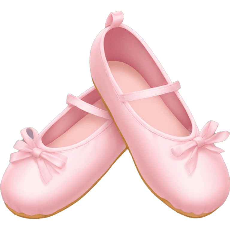 Baby pink Ballerina shoes  emoji