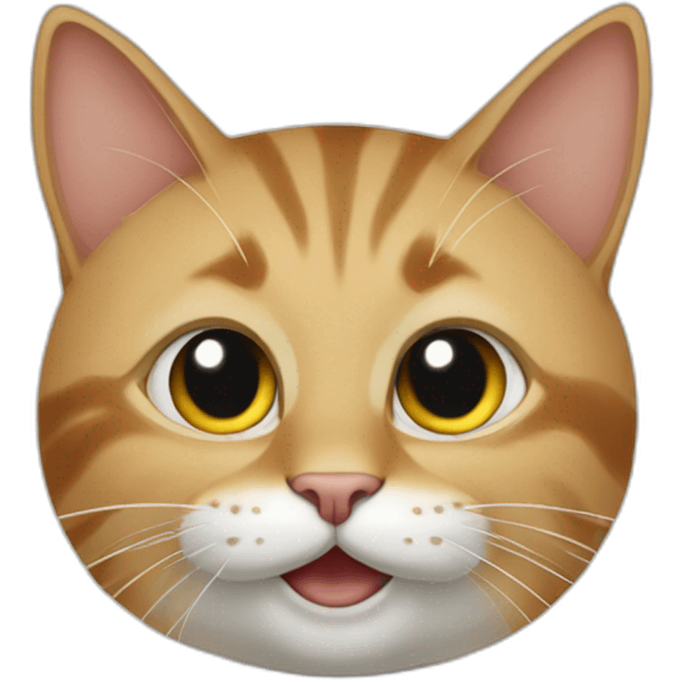 Cat over pkanr emoji