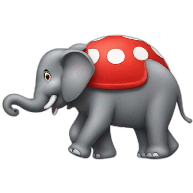 Mario as elephant  emoji