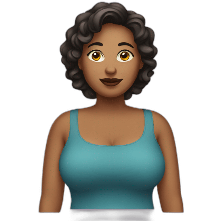 plus size woman emoji