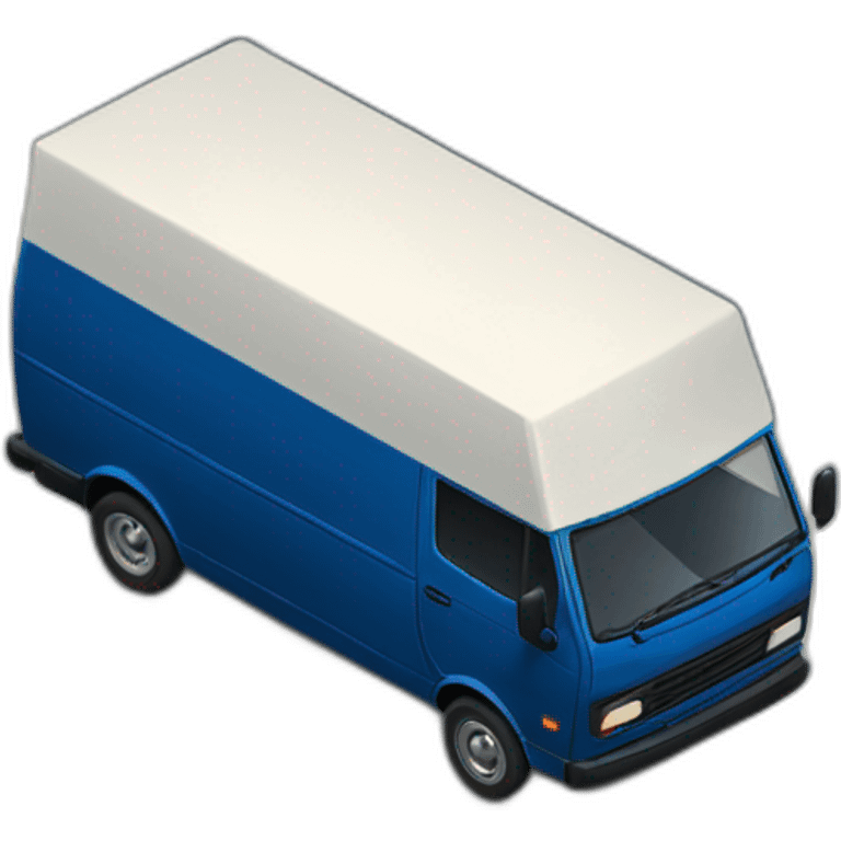 amazon dark blue delivery van emoji