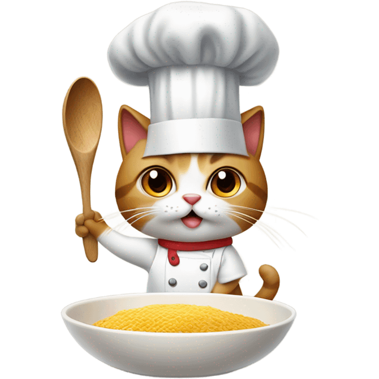 Cat baking  emoji