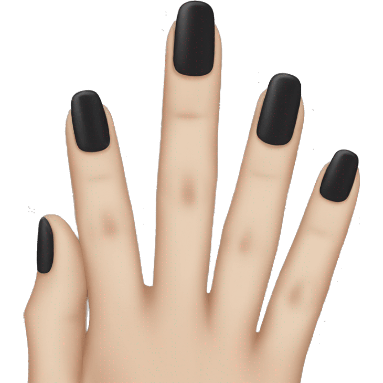 Black nails  emoji